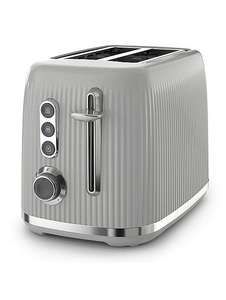 Breville Bold Ice Grey 2-Slice Toaster in Grey & Dark Grey / Chrome ASDA Darlaston