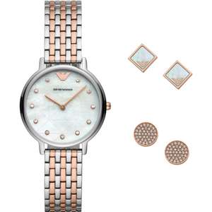 Emporio Armani Ladies Watch and Earrings Gift Set AR80019 - £99.99 + Free Next Day Delivery - @ Watches2U