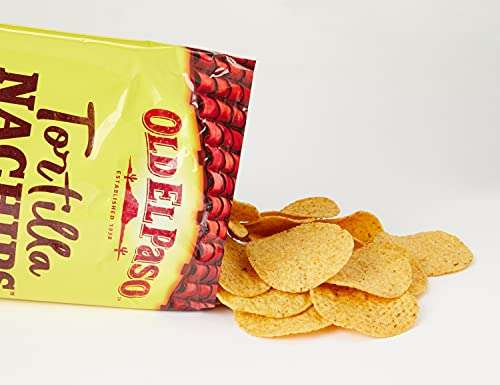 Old El Paso Gluten Free Crunchy Original Nachips 185g (Pack of 5) - £5 / £4.50 with Subscribe & Save @ Amazon