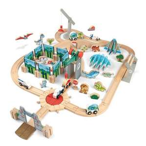 Jurassic World Wooden Track and Play Set - £27 + £4.99 Delivery @ Studio