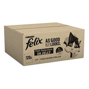 Felix As Good As It Looks Cat Food Fish 120x100g £26.25 @ Amazon