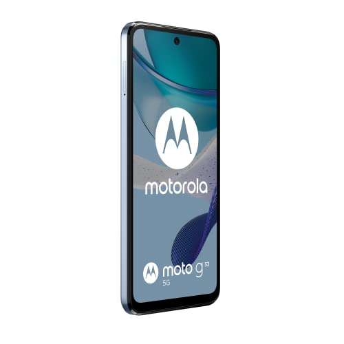Motorola Moto G53 5G, 6.5 Inch 120 Hz Display, 50 MP Camera, Dolby Atmos Stereo, 5000 mAh Battery, SD 480+, 4/128 GB - £169 @ Amazon