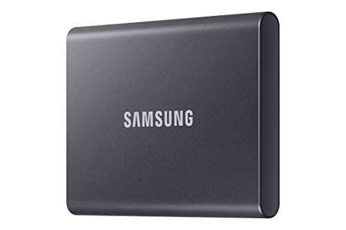Samsung T7 Portable SSD - 2 TB - USB 3.2 Gen.2 External SSD Titanium Grey - £117.99 @ Amazon