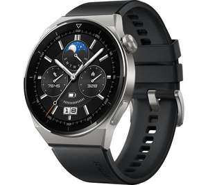 HUAWEI Watch GT 3 Pro Titanium - Black, 46 mm & bundled wireless charger (w/code)