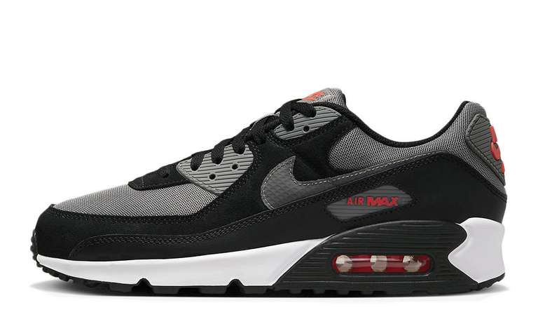 Nike Air Max 90's Mens Trainers Black/Red/Grey + Other Colours - Leeds