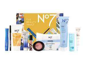 No7 Limited Edition Beauty Vault containing luxurious skincare to gorgeous makeup treats