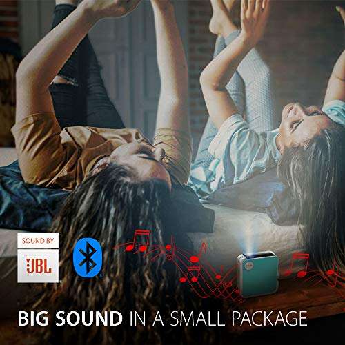 ViewSonic M1 mini Plus Pocket LED Ultra-Portable Projector with integrated JBL Audio £163 at Amazon