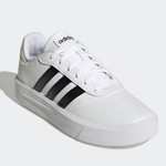Adidas Court Platform Trainers White/Black colour only (Sizes 4-8)