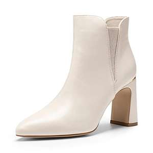 DREAM PAIRS Women's Ankle Elegant Classic Block Heeled Boots Now Reduced with code @ Amazon sold by dreampairsEU