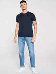 Farah ‘Danny’ slim fit T Shirt in Navy, sizes XS to XL - £9 @ Amazon