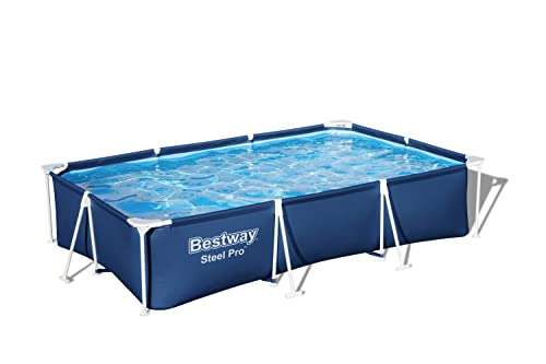 9.1ft Bestway Steel Pro | Swimming Pool for Outdoors without Filter Pump, Above Ground Frame Pool - £80.20 @ Amazon