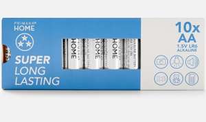 Primark Home AA batteries alkaline 10 pack for £1.40 at Primark instore