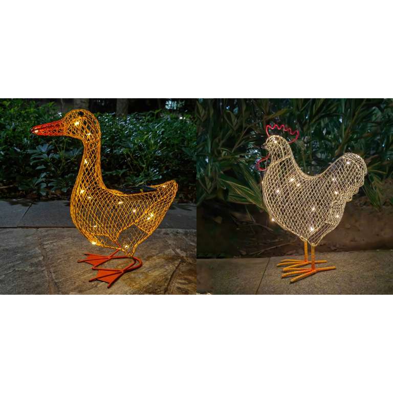Solar Mesh Duck Garden & Solar Mesh Chicken Garden - £7 (Free Click & Collect) @ Homebase