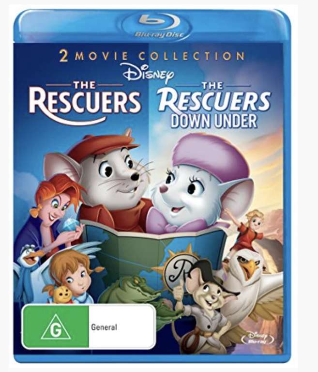 The Rescuers / The Rescuers Down Under Blu-ray
