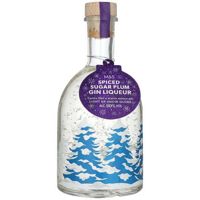 Spiced Sugar Plum Light Up Snow Globe Gin Liqueur - £5 @ Marks & Spencer (Kidderminster)