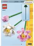LEGO 40647 Creator Lotus Flowers/ Lego 40460 Creator Roses (Free C&C)