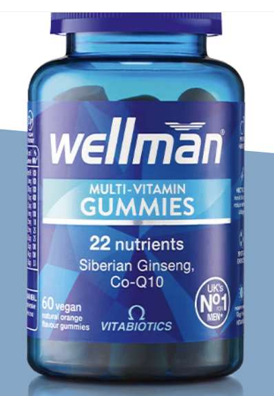 Vitabiotics - Black Friday Deal. 50% Off Everything - Eg Wellman Gummies (60 Gummies) - £7.98 @ Vitabiotics