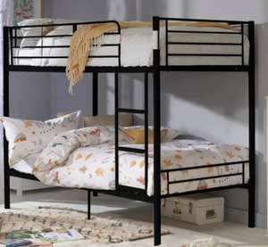 Metal frame bunk bed - Instore (Walsall)