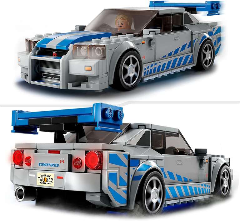 LEGO 76917 Speed Champions 2 Fast 2 Furious Nissan Skyline GT-R (R34) W/voucher