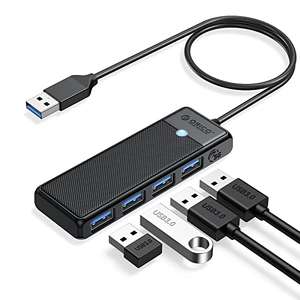 ORICO 4-Port USB Hub, Ultra Slim USB Splitter (with code) @ ORICO Official Store / FBA