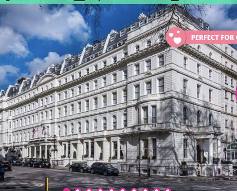 4* Hyde Park Hotel Stay for 2: Breakfast, Wine & Late Checkout £89.10 with code (£4.99 admin fee) Every Sun til 31/03 @ Wowcher