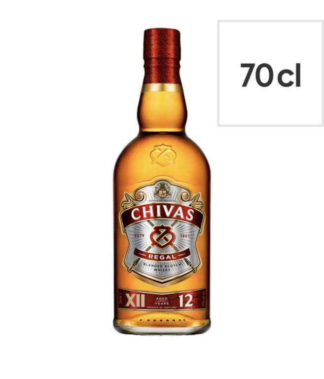 Chivas Regal 12 Year Old Blended Scotch Whisky 70cl £20 @ Asda