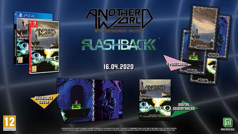 Flashback / Another World, double pack Nintendo Switch, £9.95 @ Amazon