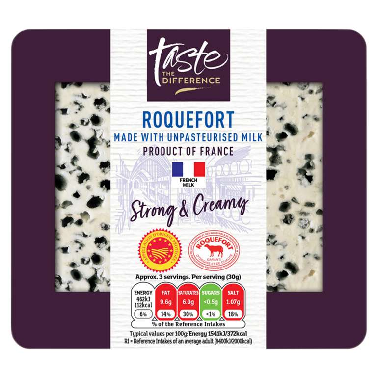 Sainsbury's Roquefort Cheese, Taste the Difference 100g - £1.53 @ Sainsbury's