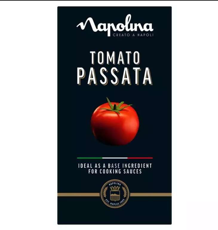 Napolina Tomato Passata 500g - 75p @ Asda