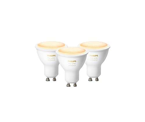 Philips Hue White Ambiance Smart Spotlight Pack LED [GU10 Spotlight] - Warm White to Cool White - £46.99 Delivered at Amazon | hotukdeals