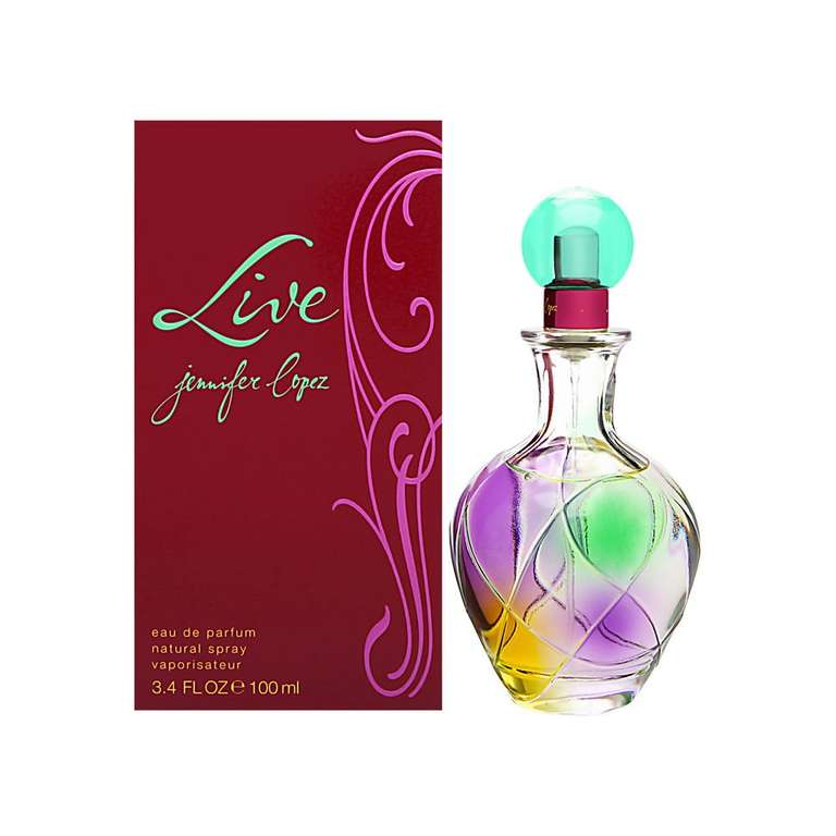 Jennifer Lopez Live Eau De Parfum Spray, 100ml Fine Fragrance