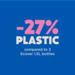Ecover Bio Laundry Detergent Refill, Honeysuckle & Jasmine, 142 Washes, 5L W/Voucher - £19.93 s&s