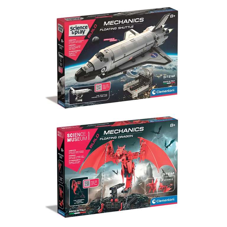 Clementoni Science Museum Floating Dragon OR Space Shuttle - £12.99 Each Delivered @ Costco (Membership Required)