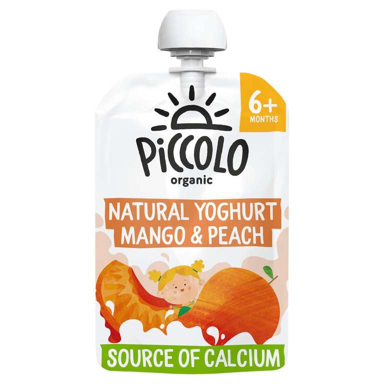 Piccolo Organic Yoghurt Mango & Peach (Instore Grimsby)