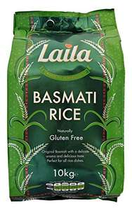 Laila Basmati Rice Long Grain Naturally Aged 10Kg