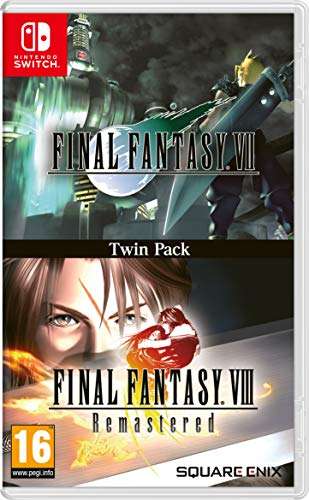 Final Fantasy VII and Final Fantasy VIII Remastered - Twin Pack (Nintendo Switch) - £21.95 @ Amazon