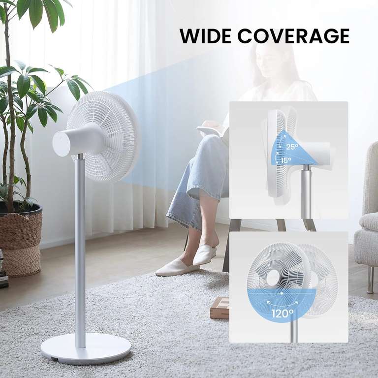 Portable Rechargeable Smartmi Electric Fan 3 - Xiaomi home app compatible, using code @ France Native Store