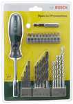 Bosch Promotion 2607017201 Drill Bit Set with Screwdriver