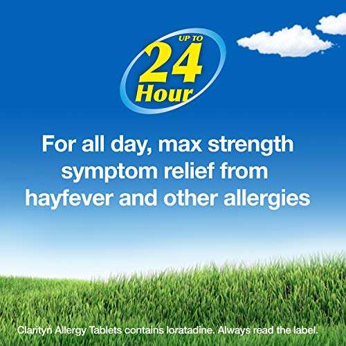 Clarityn Allergy Relief Tablet | Hayfever Relief Tablet | Loratadine | Antihistamine | 30 Tablets - £6 @ Amazon