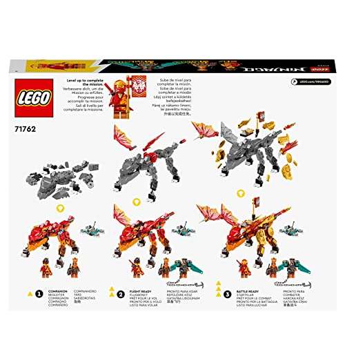 LEGO 71762 NINJAGO Kai’s Fire Dragon EVO Toy for Kids