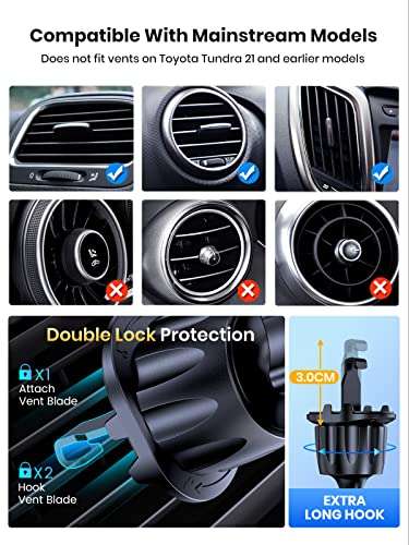 Magnetic Car Phone Holder £5.99 with £2 Voucher @ Dispatches from Amazon Sold by TOPKDirect