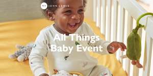 John Lewis All Things Baby Event - Gold Ticket £20 with Goody Bag Worth £150 @ John Lewis & Partners