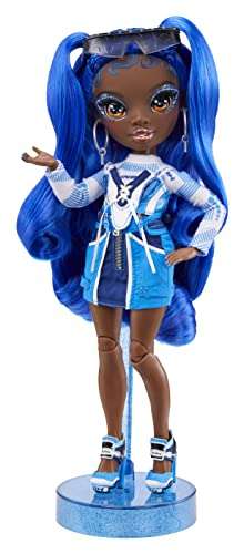 Rainbow High - COCO VANDERBALT - Cobalt Blue Fashion Doll Includes 2 Mix & Match Designer Outfits with Accessories