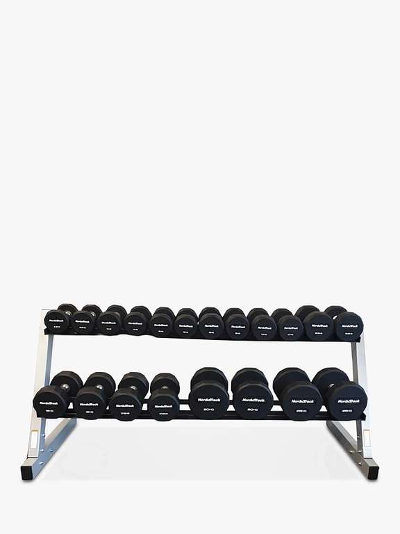 NordicTrack 2.5kg 25kg Premium Dumbbell Rack Set hotukdeals