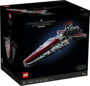 LEGO Star Wars 75367 Venator-Class Republic Attack Cruiser + Free Keyring - Free Click & Collect