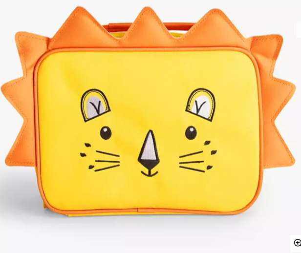John Lewis Lion Face Lunch Box, Yellow - £6 + £2 Click & Collect @ John Lewis & Partners