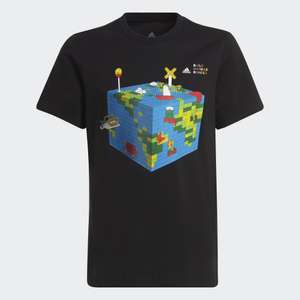adidas x LEGO Play Graphic Kids T-Shirt - Black or White, £11.90 delivered using code @ adidas