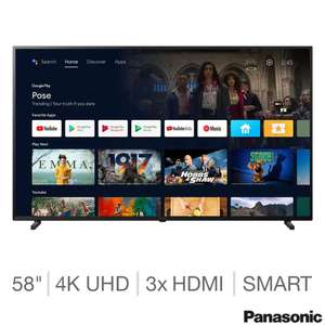 Panasonic TX-58JX800BZ 58 Inch 4K Ultra HD Smart Android TV - £359.89 Delivered (Members Only) @ Costco