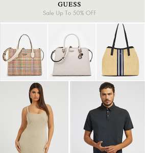 Up to 50% Off GUESS Sale + Extra 5% Off with code + Free Delivery @ GUESS