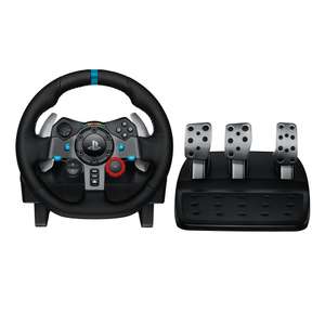 Logitech G29 Driving Force Racing Wheel and Floor Pedals, Real Force Feedback, Stainless Steel Paddle Shifters, Leather Steering Wheel Cover
